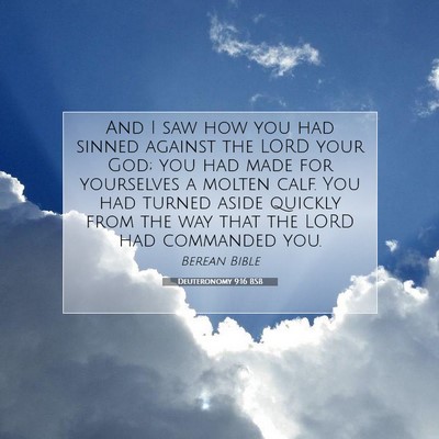 Picture 07 - Deuteronomy 9:16 BSB - And I saw how you had sinned against the LORD - Bible Verse Picture