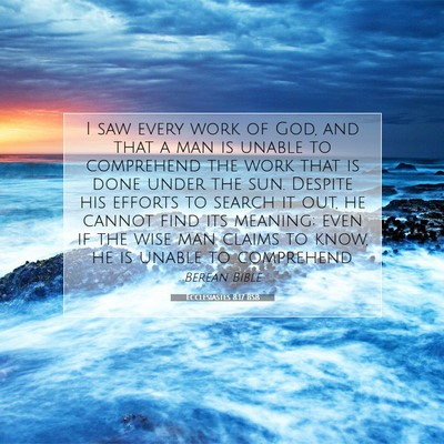 Picture 07 - Ecclesiastes 8:17 BSB - I saw every work of God, and that a man is unable - Bible Verse Picture