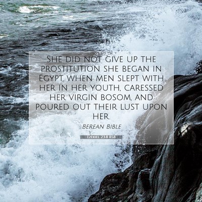 Picture 07 - Ezekiel 23:8 BSB - She did not give up the prostitution she began in - Bible Verse Picture