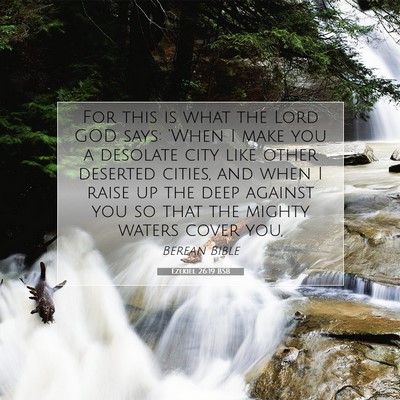 Picture 07 - Ezekiel 26:19 BSB - For this is what the Lord GOD says: ‘When I - Bible Verse Picture