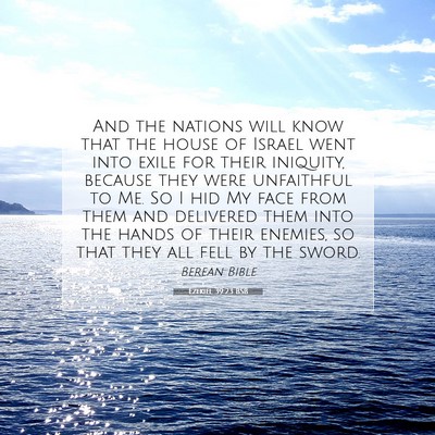 Picture 07 - Ezekiel 39:23 BSB - And the nations will know that the house of - Bible Verse Picture