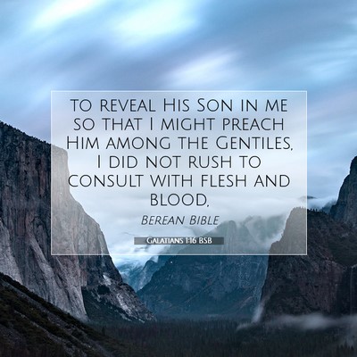 Picture 07 - Galatians 1:16 BSB - to reveal His Son in me so that I might preach - Bible Verse Picture