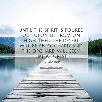 Picture 07 - Isaiah 32:15 BSB - until the Spirit is poured out upon us from on - Bible Verse Picture