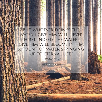 Picture 07 - John 4:14 BSB - But whoever drinks the water I give him will - Bible Verse Picture