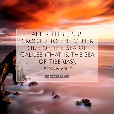 Picture 07 - John 6:1 BSB - After this, Jesus crossed to the other side of - Bible Verse Picture