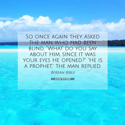 Picture 07 - John 9:17 BSB - So once again they asked the man who had been - Bible Verse Picture