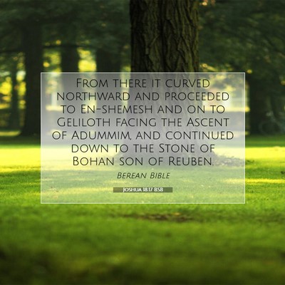 Picture 07 - Joshua 18:17 BSB - From there it curved northward and proceeded to - Bible Verse Picture