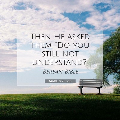 Picture 07 - Mark 8:21 BSB - Then He asked them, “Do you still not - Bible Verse Picture