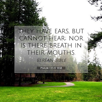 Picture 07 - Psalm 135:17 BSB - they have ears, but cannot hear; nor is there - Bible Verse Picture