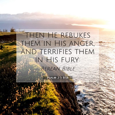 Picture 07 - Psalm 2:5 BSB - Then He rebukes them in His anger, and terrifies - Bible Verse Picture