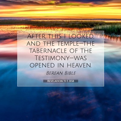 Picture 07 - Revelation 15:5 BSB - After this I looked, and the temple—the - Bible Verse Picture