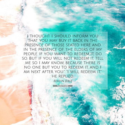 Picture 07 - Ruth 4:4 BSB - I thought I should inform you that you may buy it - Bible Verse Picture