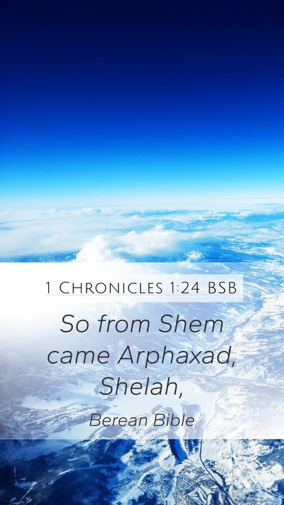 1 Chronicles 1:24 BSB Bible Verse Image