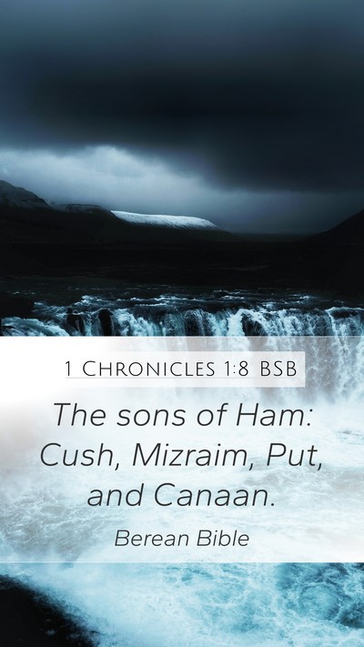1 Chronicles 1:8 BSB Bible Verse Image