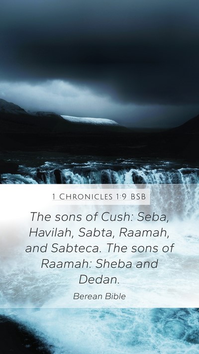 1 Chronicles 1:9 BSB Bible Verse Image