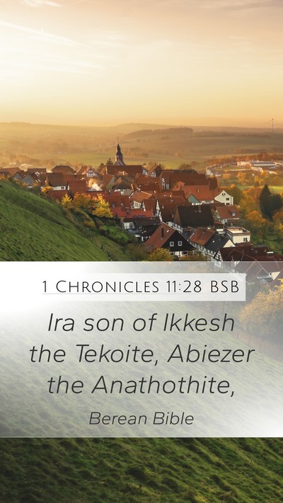 1 Chronicles 11:28 BSB Bible Verse Image