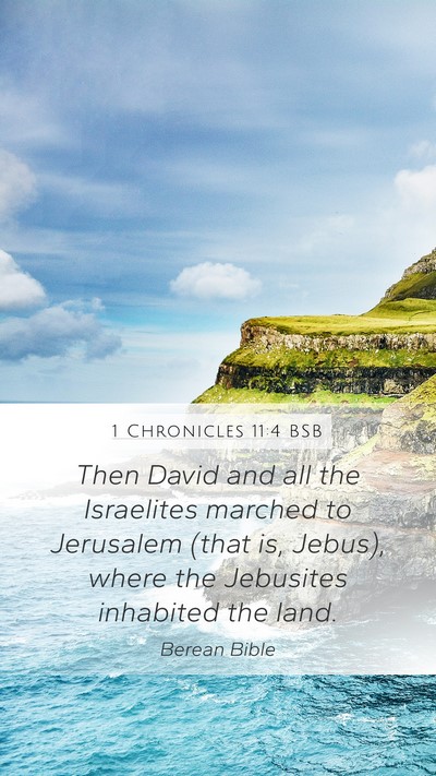 1 Chronicles 11:4 BSB Bible Verse Image