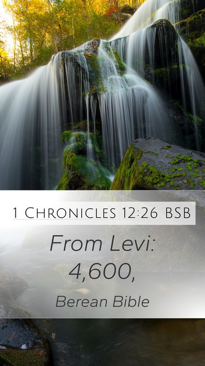 1 Chronicles 12:26 BSB Bible Verse Image
