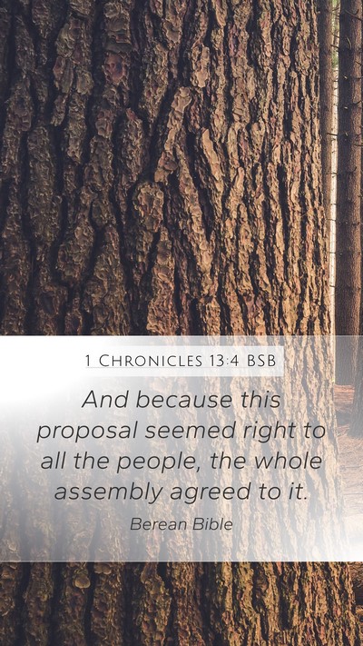 1 Chronicles 13:4 BSB Bible Verse Image