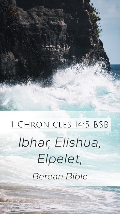 1 Chronicles 14:5 BSB Bible Verse Image