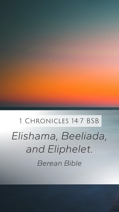 1 Chronicles 14:7 BSB Bible Verse Image