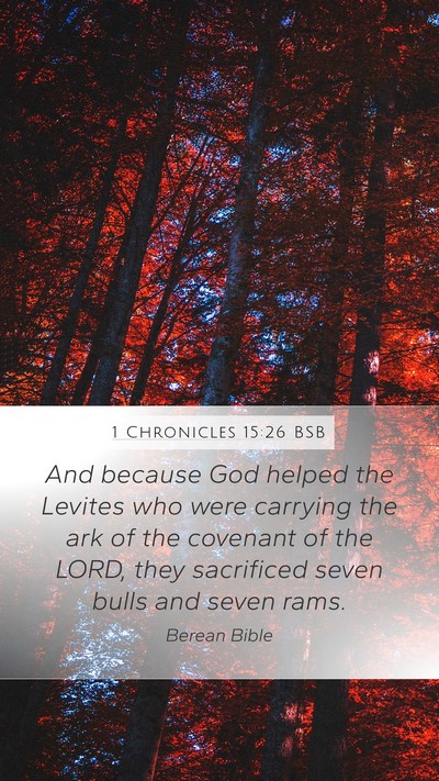 1 Chronicles 15:26 BSB Bible Verse Image