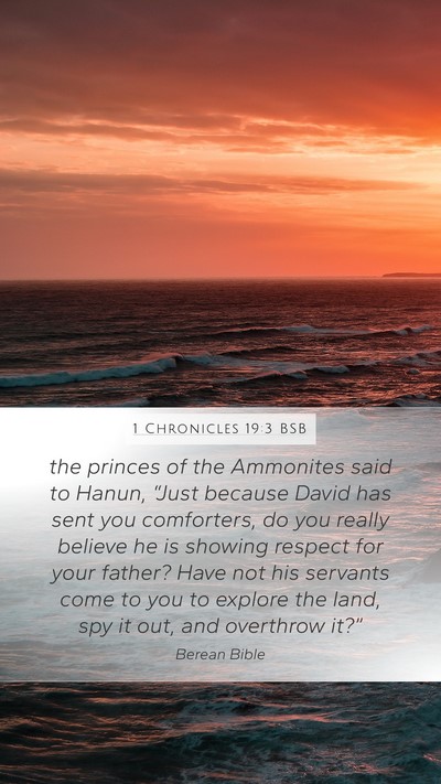 1 Chronicles 19:3 BSB Bible Verse Image
