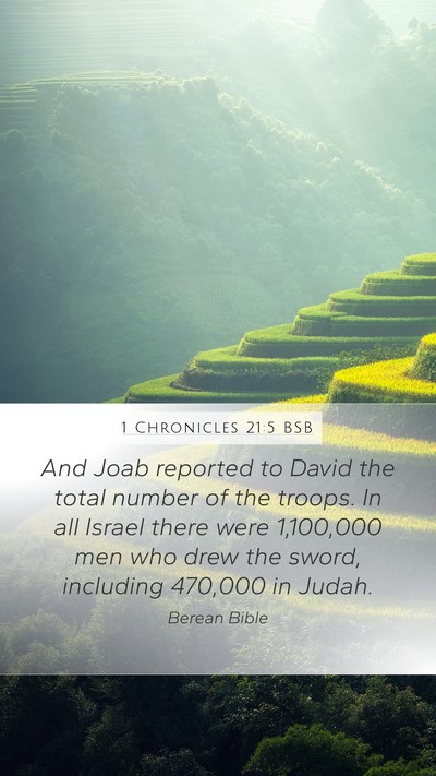 1 Chronicles 21:5 BSB Bible Verse Image