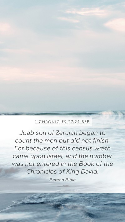 1 Chronicles 27:24 BSB Bible Verse Image