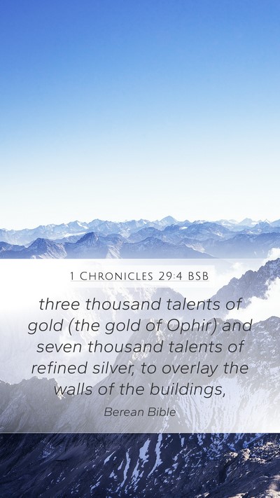1 Chronicles 29:4 BSB Bible Verse Image
