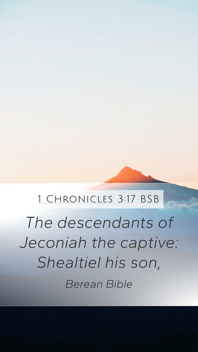 1 Chronicles 3:17 BSB Bible Verse Image