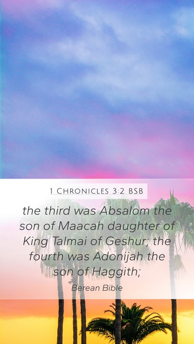 1 Chronicles 3:2 BSB Bible Verse Image