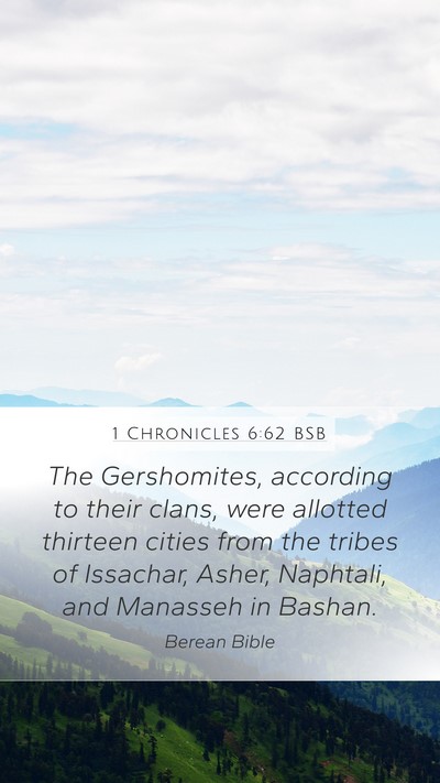 1 Chronicles 6:62 BSB Bible Verse Image