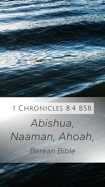 1 Chronicles 8:4 BSB Bible Verse Image