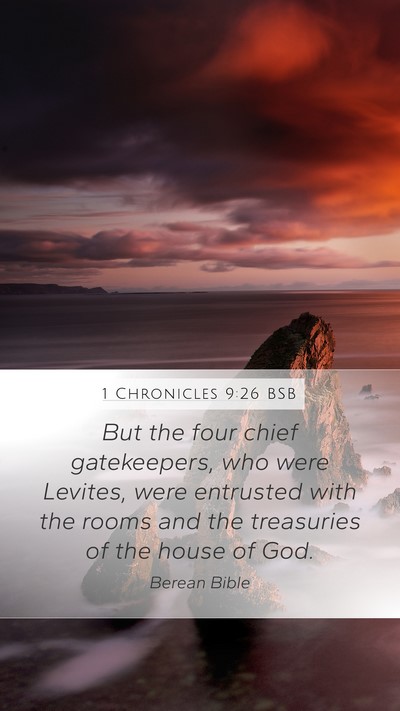 1 Chronicles 9:26 BSB Bible Verse Image
