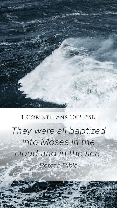 1 Corinthians 10:2 BSB Bible Verse Image