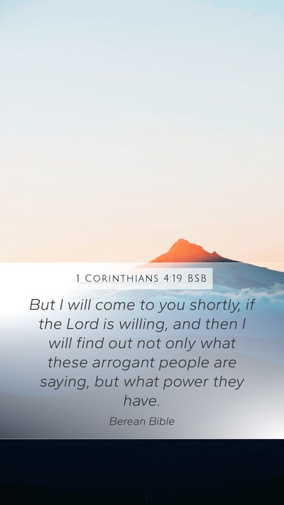 1 Corinthians 4:19 BSB Bible Verse Image