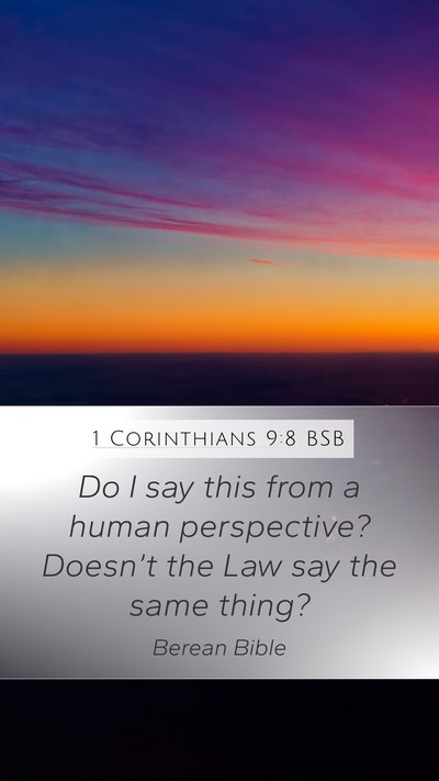 1 Corinthians 9:8 BSB Bible Verse Image