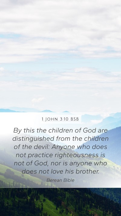 1 John 3:10 BSB Bible Verse Image