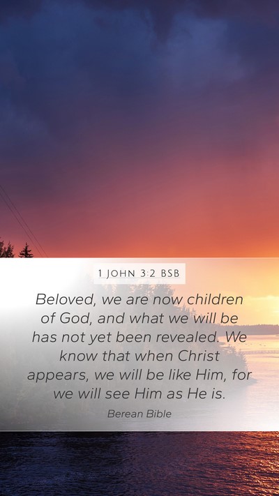 1 John 3:2 BSB Bible Verse Image