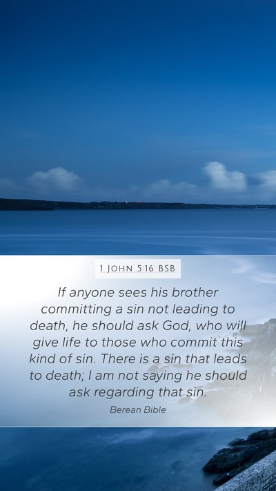 1 John 5:16 BSB Bible Verse Image