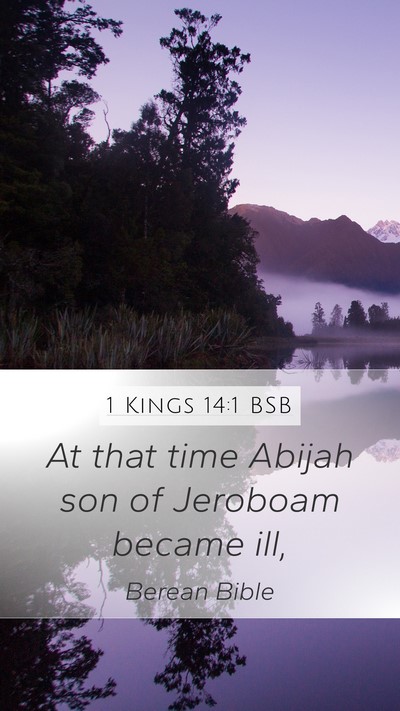 1 Kings 14:1 BSB Bible Verse Image