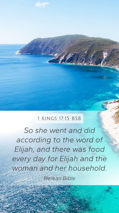 1 Kings 17:15 BSB Bible Verse Image