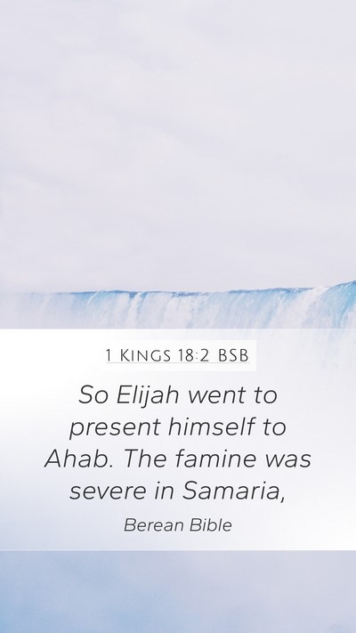 1 Kings 18:2 BSB Bible Verse Image