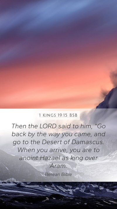 1 Kings 19:15 BSB Bible Verse Image