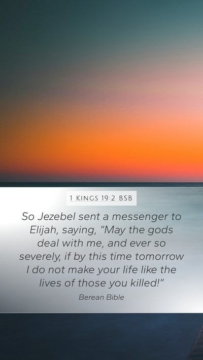1 Kings 19:2 BSB Bible Verse Image