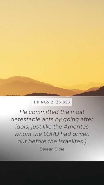 1 Kings 21:26 BSB Bible Verse Image