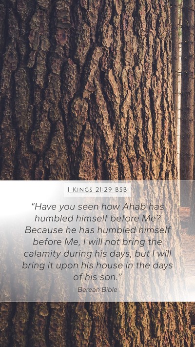1 Kings 21:29 BSB Bible Verse Image