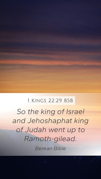 1 Kings 22:29 BSB Bible Verse Image