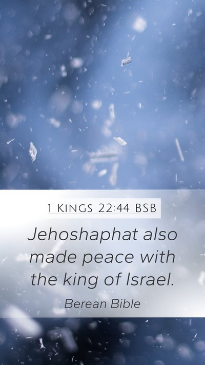 1 Kings 22:44 BSB Bible Verse Image